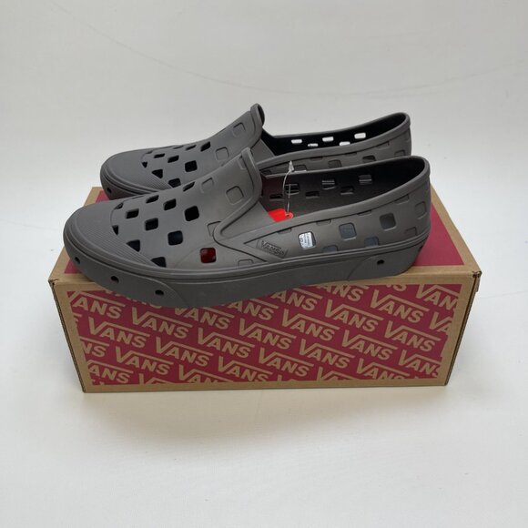 Vans Slip-On Mule TRK Pewter Dark Grey Men 7 / Wom 8.5 US Water Shoe Sandal NEW - Picture 4 of 11